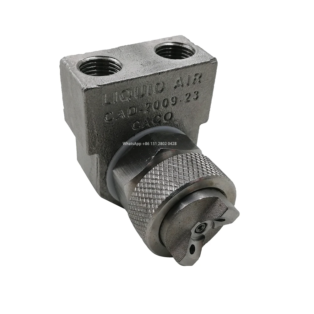 

SS1/8"Adjustable external mixing nozzle,pressure feed type flat fan air atomizing nozzle,fog nozzle,micro nozzle,Air moistening