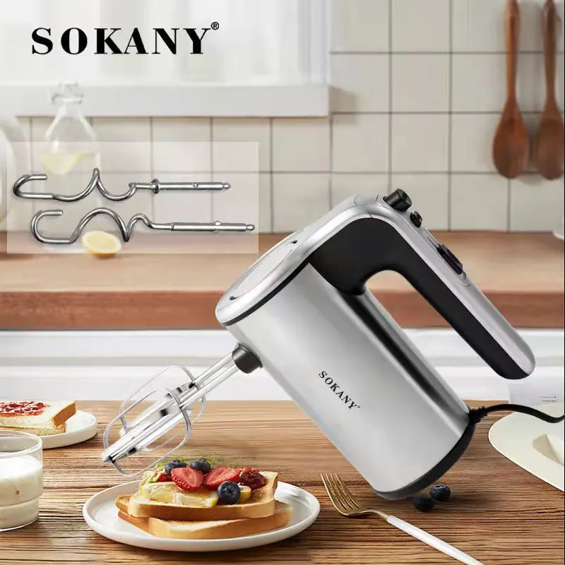 SOKANY6637 Egg Beater Electric Household Mini Cream Baking Mixer Automatic  3