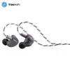 TINHIFI T5S HiFi IEM 10mm Next-generation Ultra-linear Diaphragm Dynamic Driver Detachable 0.78 2Pin Wired Sport In-ear Earphone 2