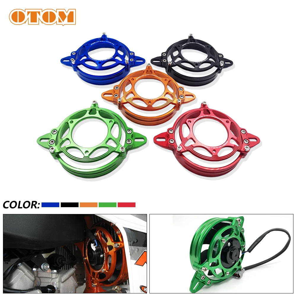 

OTOM Universal Motocross CNC Fan Shell Frame Protection Bracket Cover For KTM KAWASAKI SUZUKI YAMAHA HONDA Motorcycle Accessorie