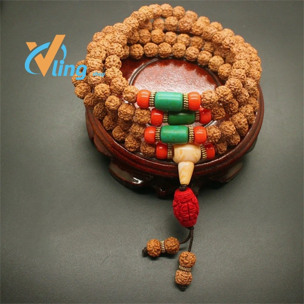 Pure Natural 108 Small Vajra bodhiBest-selling 2022 Products Fashion  Couple Personality Bracelet Simple Temperament Style Retro