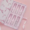 FLORTTE Little Bow Collection Lipstick Lip Cream ALL IN Gift Set Professional Makeup Kit Box Moisturizing Hydrating Lip Glow 4