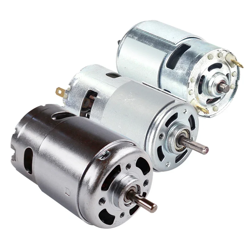 DC Motor Spindle Motor 775 795 895 Large Torque High Power Electronic Component Motor 3000-12000 RPM Motor Ball Bearing