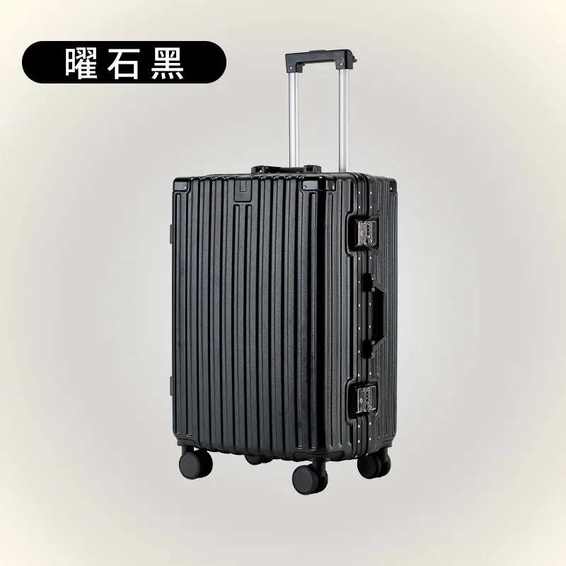 PLUENLI Large Capacity Durable Trolley Case Multifunctional Luggage Cup Holder Hook Portable Outdoor Large Capacity Trolley Case