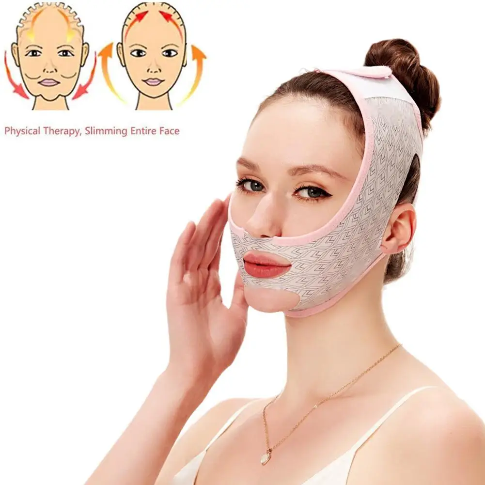 Mento Guancia Fasciatura Dimagrante V Shaper V Line Lifting Mask Face Lifting Anti Rughe Strap Band Sleeping Mask