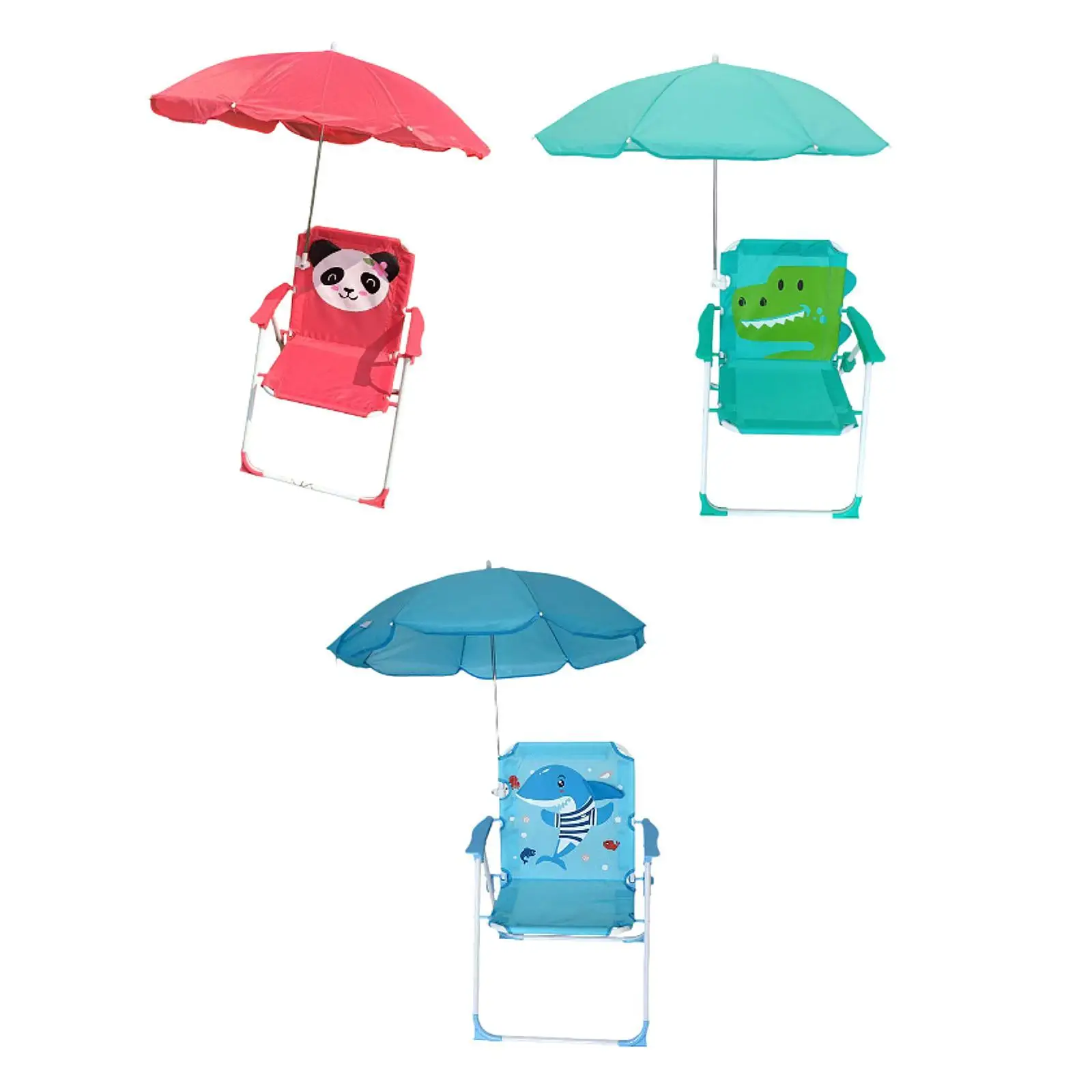 Child Folding Beach Chair with Umbrella Camping Chair for Sun Kids Fishing Child Folding Beach Chair with Umbrella Camping Chair for Sun Kids Fishing