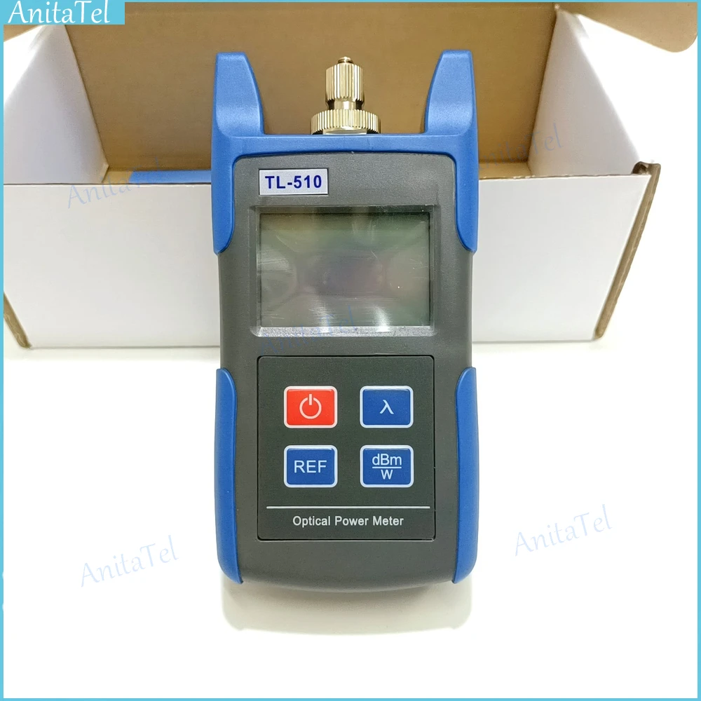 

Ручной оптоволоконный оптический измеритель мощности TL510 OPM, фоторазъем TL510A -70 ~ + 10 дБм или TL510C -50 ~ + 26 дБм FC SC ST