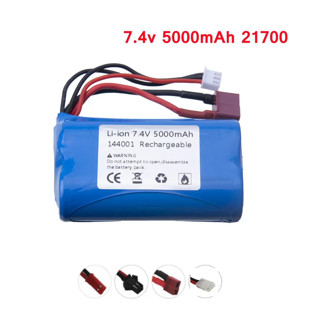 

Upgrade 7.4V 2S Li-ion Batery For RC Helicopter Car Tanks Trains Boats Guns toys parts 7.4 V 5000 mah battery for rc cars toys