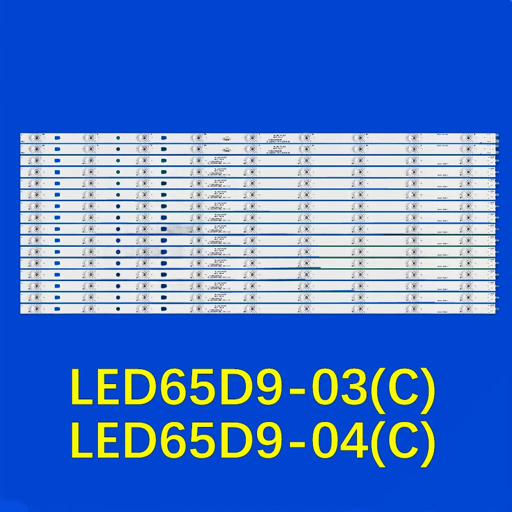 Tira de luces LED, accesorio para G65Y-T F65Y N65 LU65K82 LS65AL88A71 LE65K6500U 65CE3820D 65CE3211D LT-65MA875A (C) LED65D9-03(C) LED65D9-04(C)