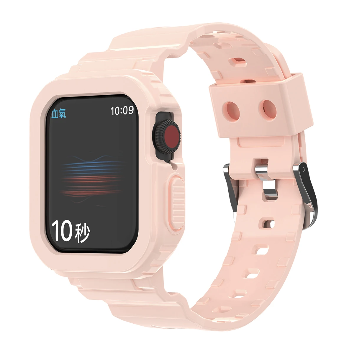 Crystal Clear Jelly Sport Band with Bumper Case