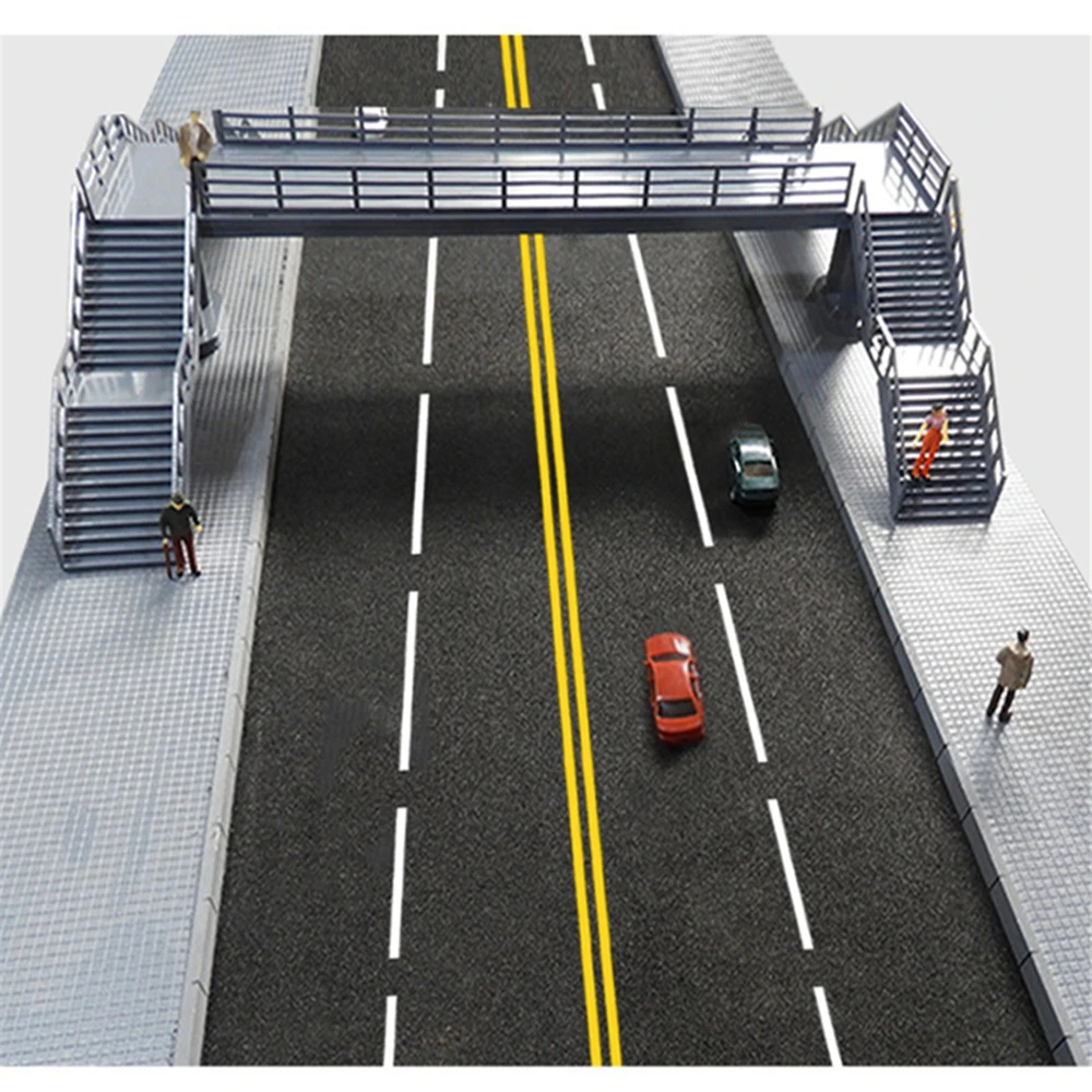 Classic Diorama Simulation Highway Urban Landscape Road Sticker Handmade Sand Table PVC Material Model & Railway Building DIY