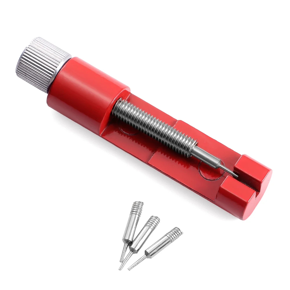 Metal Watch Strap Adjustment and Repair Tool with Adjustable Pin Remover