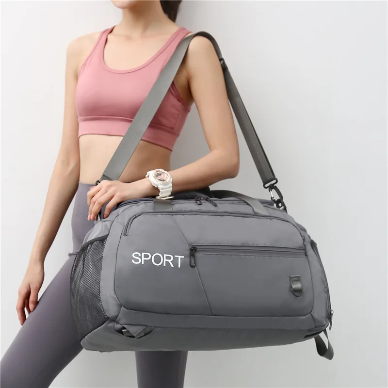 Girls Women Gym Bag With Sneaker Bag Sport Stylish Backpack Travel Athletic Bags With Sneaker Sport Waterproof