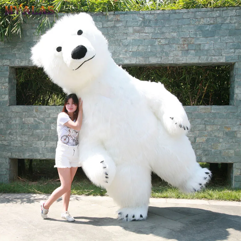 Mascot Costume for Adult Advertising Wedding Polar Bear