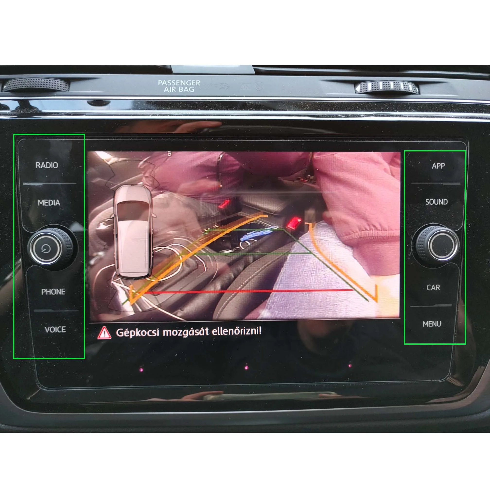 VW Touran T5 2016 2022 CCD HD 야간 투시경 주차 역방향 백업 카메라 용 VKAUTO 트렁크 핸들 카메라