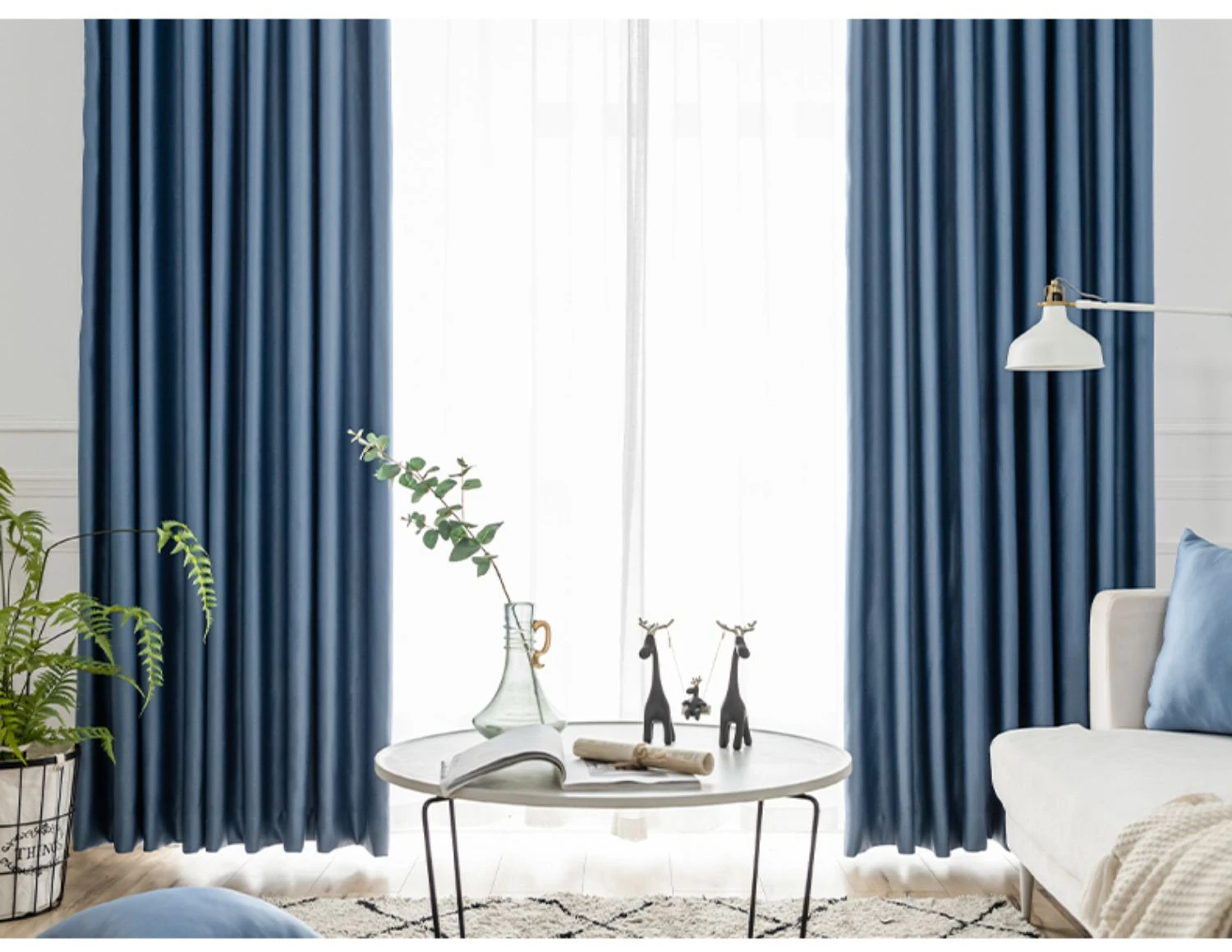 2022 New Nordic Solid Color Window Curtains Modern Luxurious Curtains for Living Room Bedroom Blackout Shading Fabric Customized