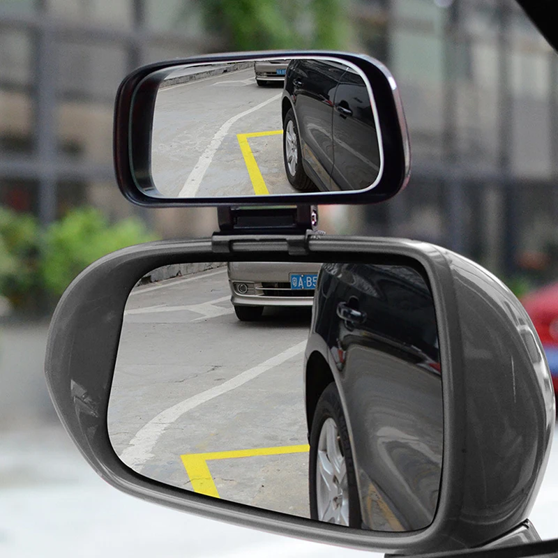 Universal Angle Adjustable Car Mirrors Wide Convex Blind Spot Mirror
