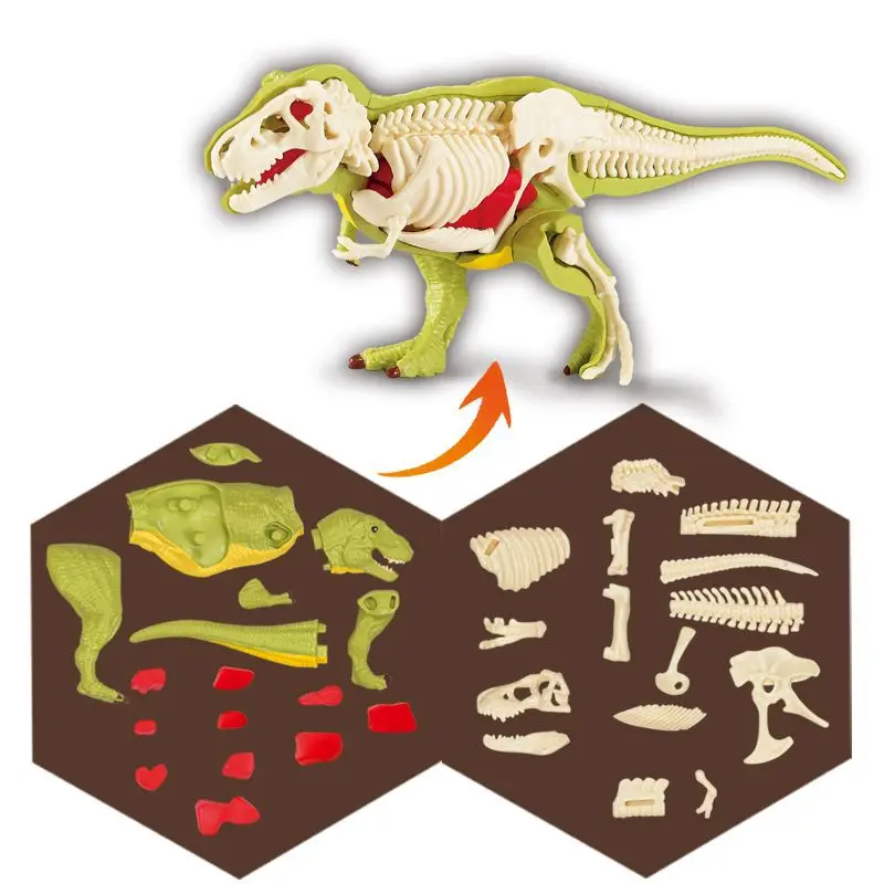 Jurassic Dinosaur Fossil excavation kits Education archeology Exquisite Toy Set Action Children Figure Education Gift BabyA9BC00 3