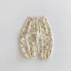 Anti Mosquito Pants For Children Clothing Summer New Style Kids Girl's Floral Trousers Loose Casual Baby Harem Pants 9m-6y 2024 4