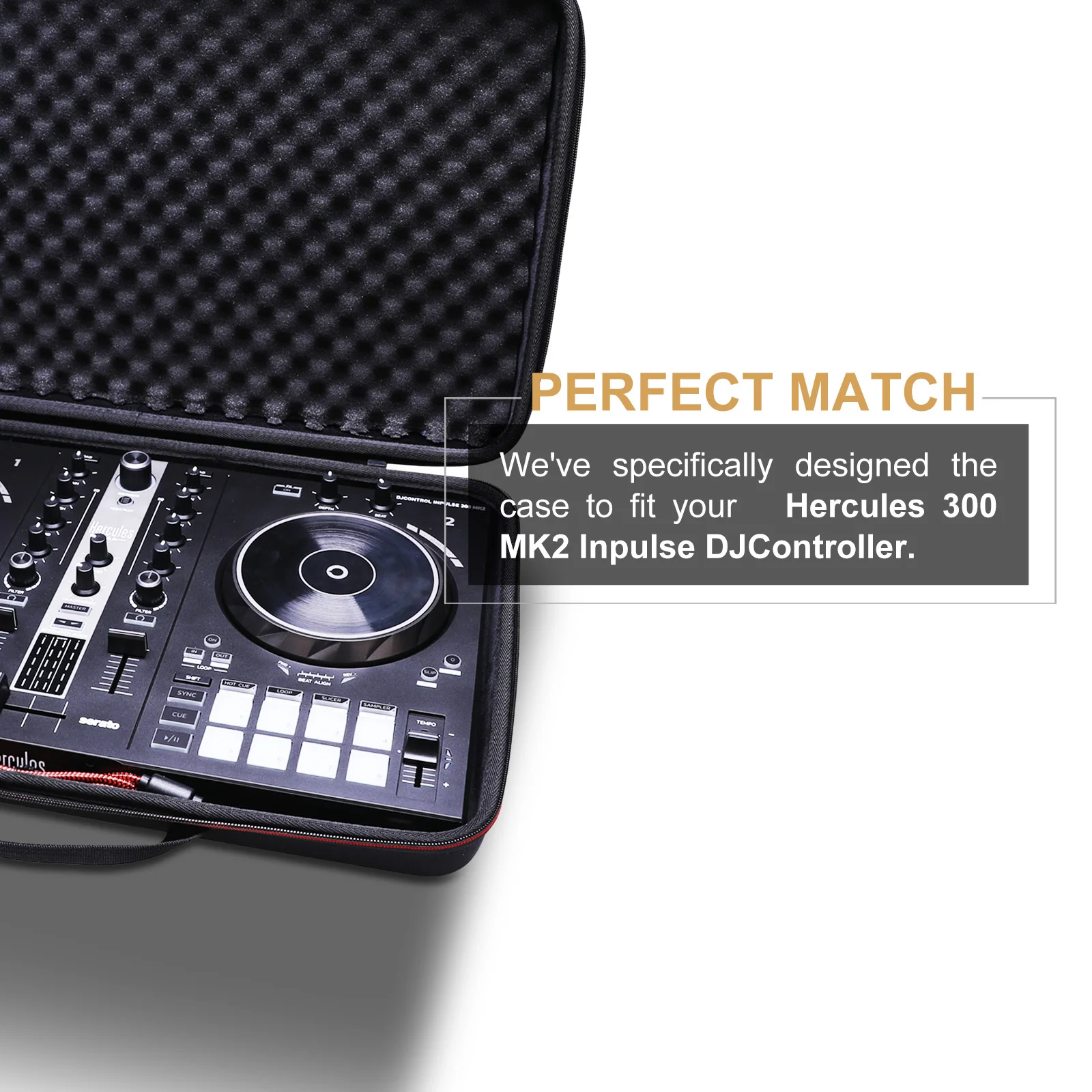 EVA Hard Case Protective Carrying Bag for Hercules DJControl Inpulse 300 MK2 DJ Controller Dj Controller Case