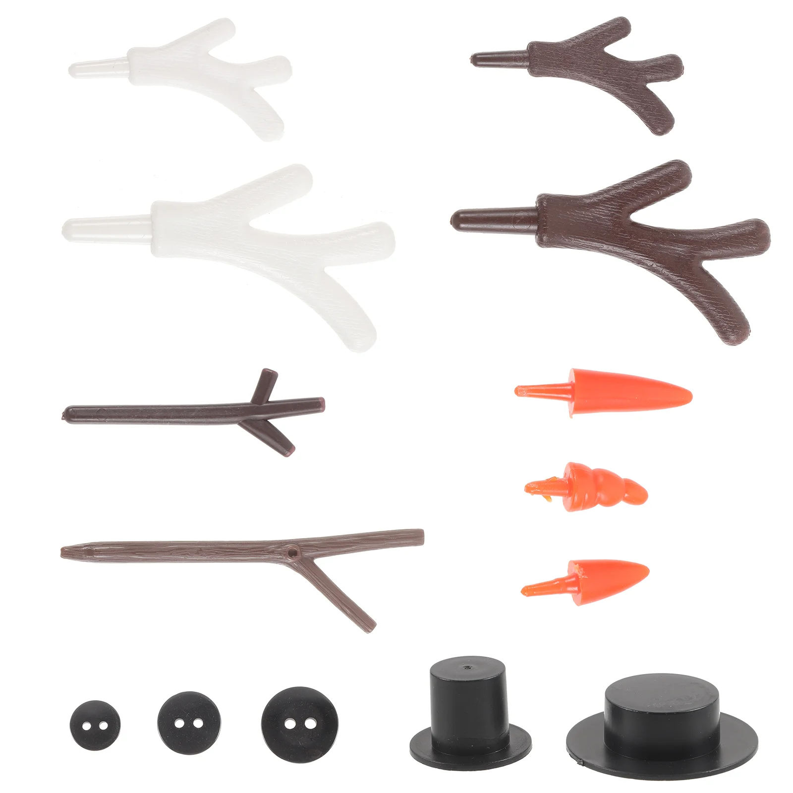 

1 Set of Xmas Snowman DIY Material Set Decorative Snowman DIY Set Xmas Party DIY Crafts Material