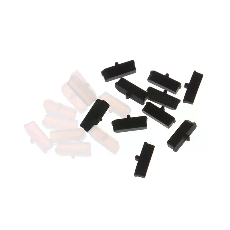 Display Port Dust Plug Set - Protective Rubber Covers for Computer Connectors (10-Pack)