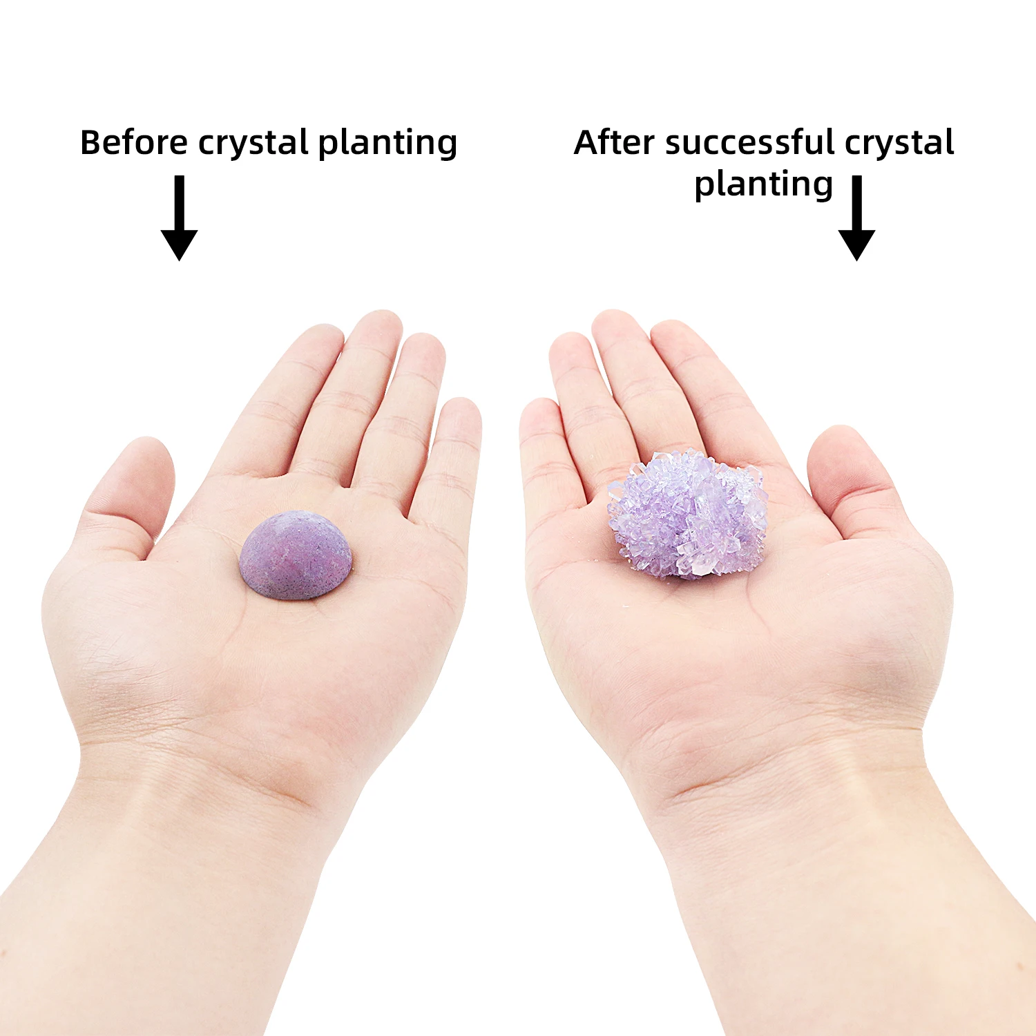 Crystal planting DIY scientific experiment set, fun parent-child communication, chemical crystallization principles