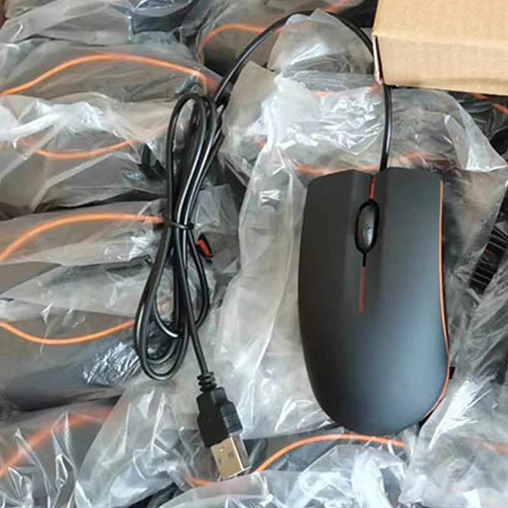 Ergonomic Wired USB Mouse for Home, Office, and Gaming - Non-Slip Design