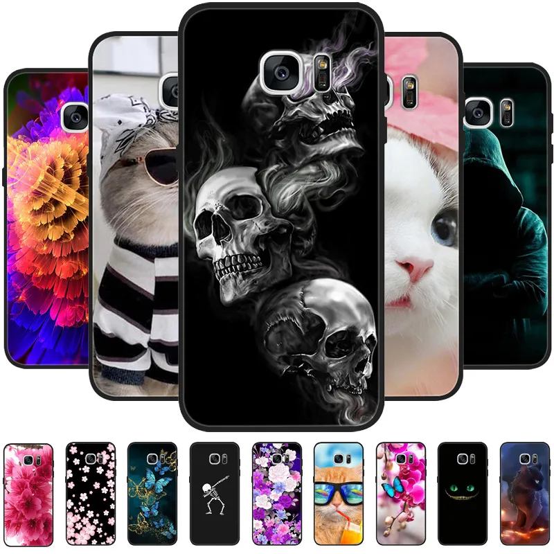 Per Samsung S7 Edge Case Galaxy S7 Fundas Cover Custodia Morbida In Silicone Verniciato Per Samsung Galaxy S6 S6 Edge Coque Bumper S 7