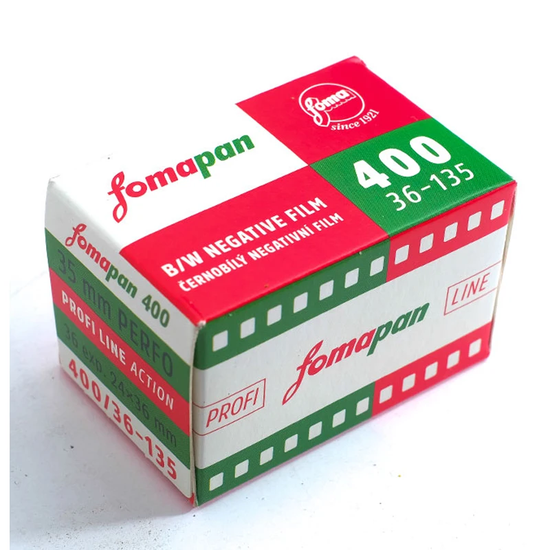 Fomapan 클래식 무브 필름 클래식 블랙 앤 화이트 서브패키지 롤, 1 롤, 100 200/400, 135mm, 36 Exp/Roll
