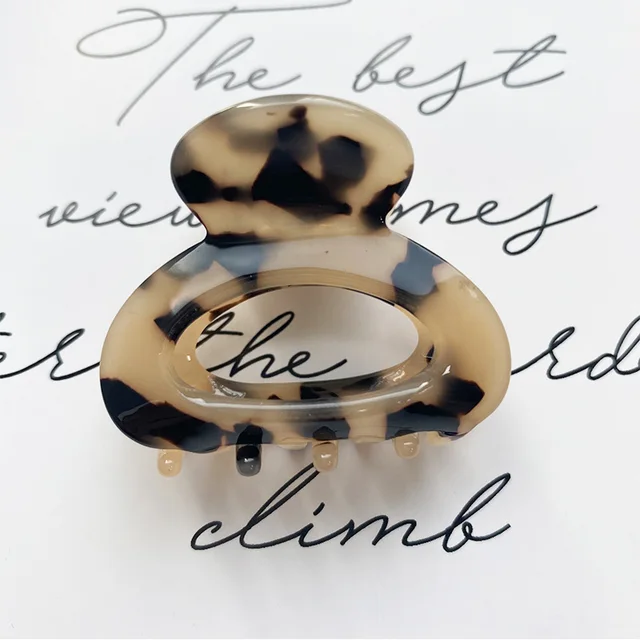 Sweet Mini Acetate Hair Clip for Women Girls Hair Claw Chic Barrettes Crab Hairpins Styling Claw Clips Fashion Hair Accessories XXD0019-8