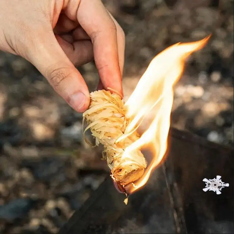 100Pcs Fire For Indoor And Outdoor Fireplaces Charcoal Fire For Wood Stoves Indoor Fireplace