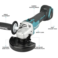 Meuleuse sans fil Makita DGA504 à dégagement 2025, roue: 125 mm, batterie 6,0 Ah, 8500 r/min, 680 W, idéale pour le meulage du métal et la coupe du bois 5