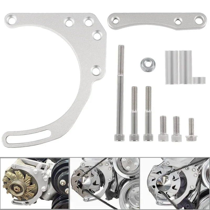 551672X Small Block Chevy Double Hump Heads Low Mount Alternator