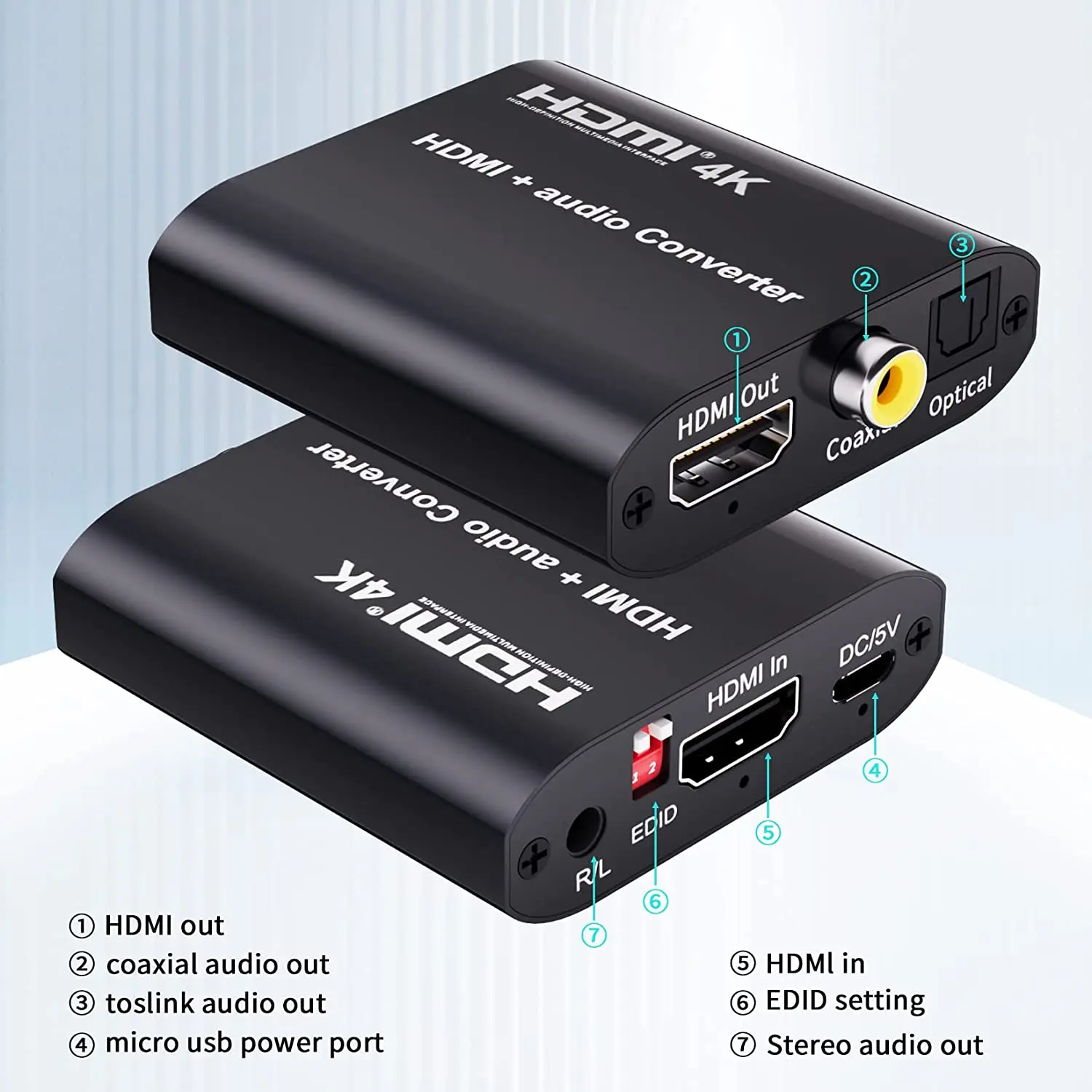 UHD 4K HDMI   й, HDMI to toslink Spdif   ȯ HDMI to HDMI + HDTV    