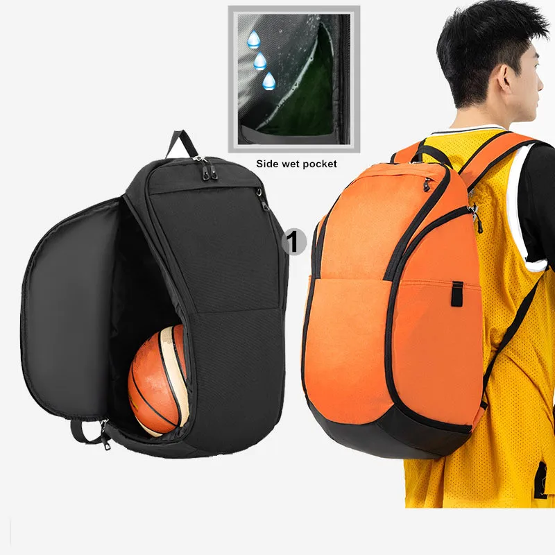 

Women's Gym Bag Fitness Academy Big Basketball Soccer Shoulder Pouch Training And Exercise Travel Handbags Men's Sports Backpack