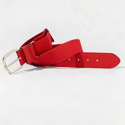Men's Trendy Elastic Sports Belt - Fashionable & Versatile - 115CM (Red)