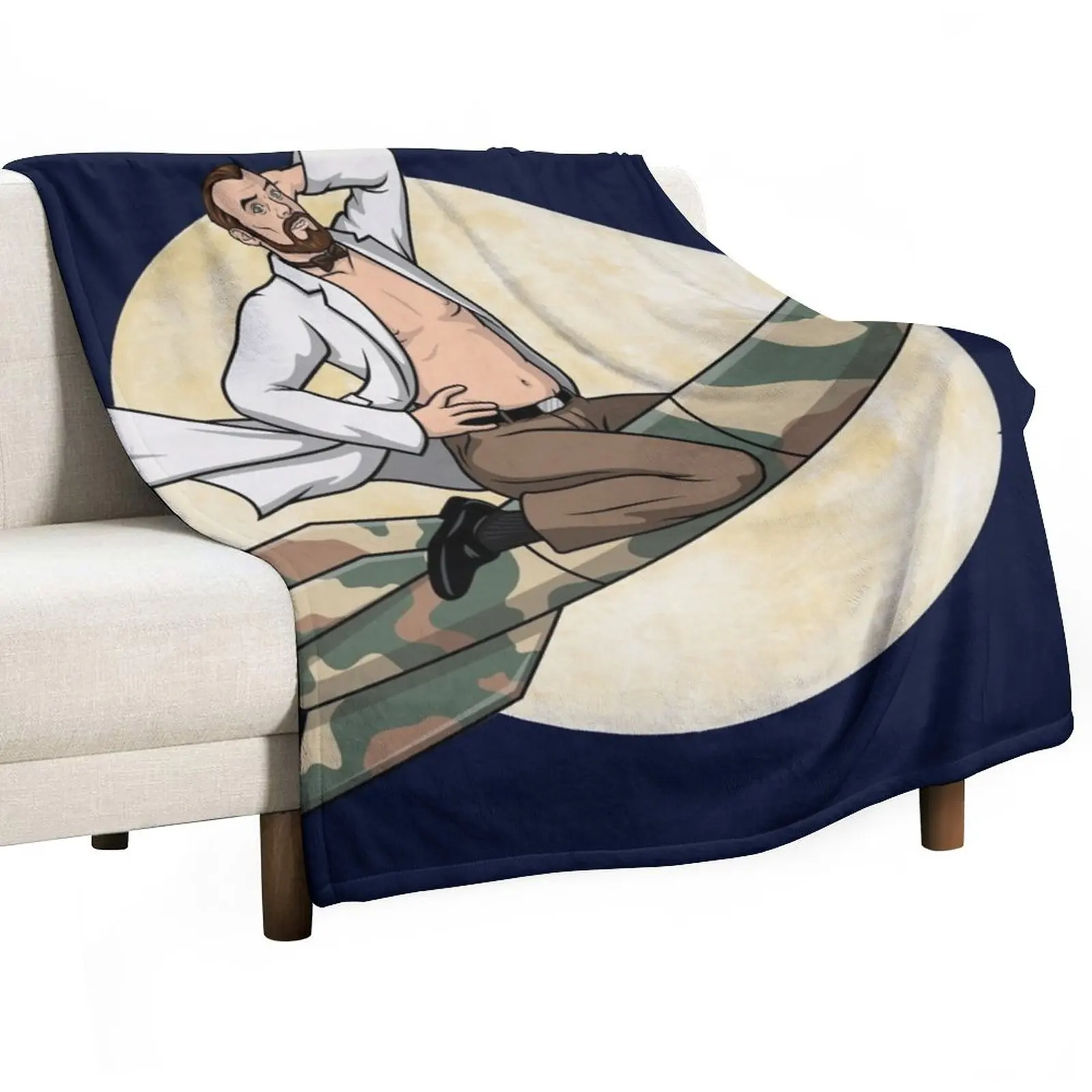 

Dr.Algernop Krieger Throw Blanket Thin Thins Personalized Gift Bed linens Blankets