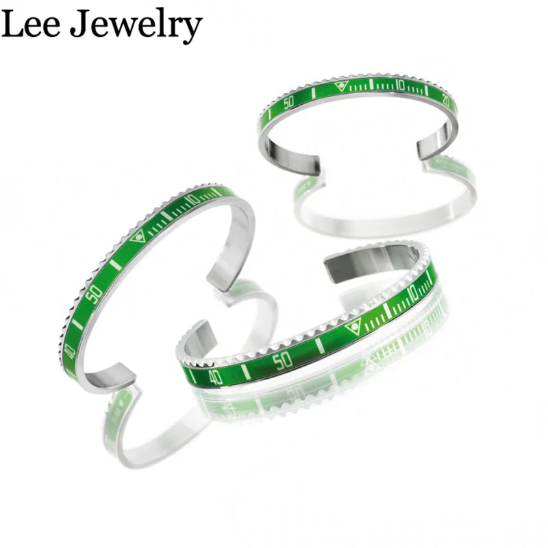 

Stainless Steel cuff bangle 13 style in silver color bracelet SG01