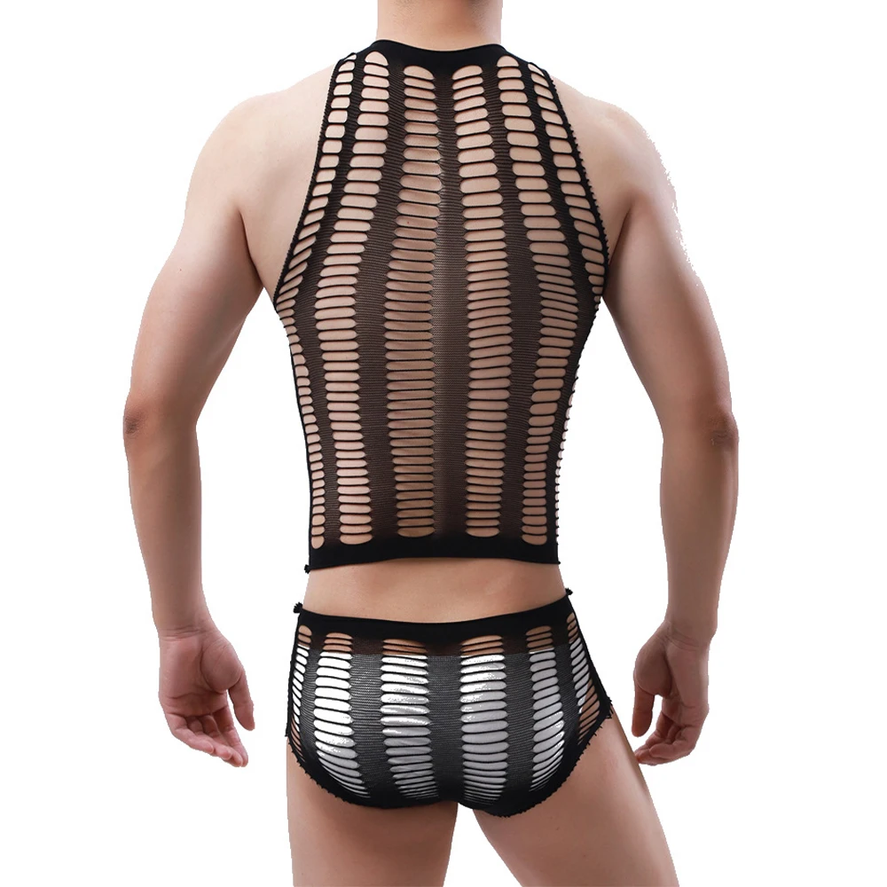 designer boxer briefs Men Boxer Shorts Transparent Underwear High-Elastic Stockings See Through Striped Mens Bikini Triangle Jumpsuit Stockings Male mens swimming briefs