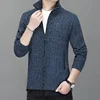 2025 Thick Warm New Fashion Brand Sweater Cardigan For Men Slim Fit Jumpers Knitred Winter Korean Style Casual Mens Clothes 3