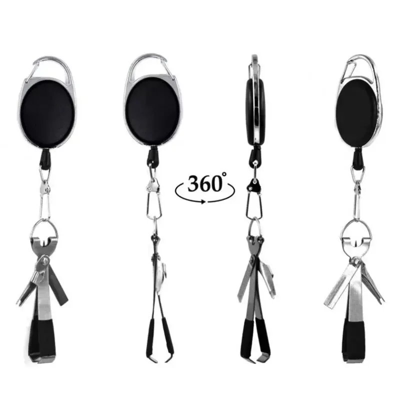 Fishing Quick Knot Tying Tool Fast Line Cutter Nippers Snip Fly Clippers Stainless Steel Portable Scissor Tackle