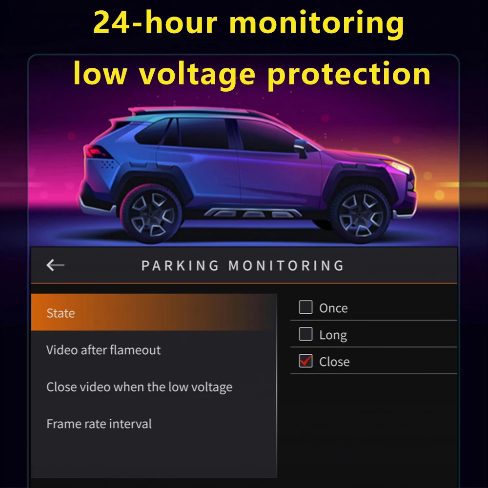 Car 360&deg; panoramic image system 3D surround view driving recorder high-definition 1080p AHD car camera 24hour parking monitoring