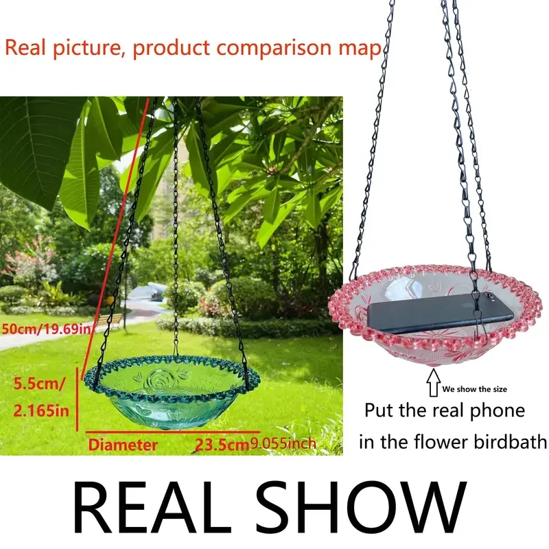 Hanging Flower Bird Feeder 5