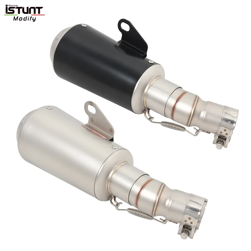 Motorcycle Exhaust Escape Moto System Modified Muffler With DB Killer Slip On For Kawasaki Ninja 400 Z400 EX400 2017-2023 - Image 5
