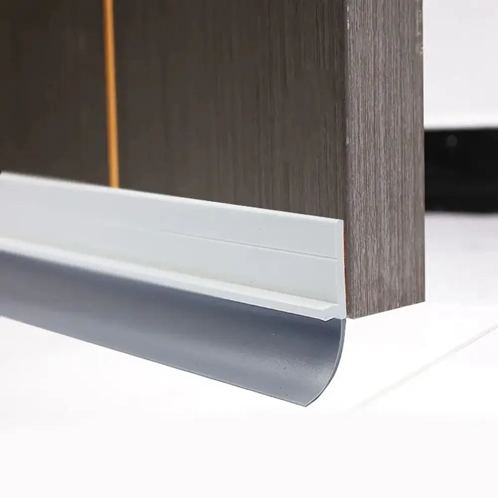 Description Picture 5 of itemNew PVC Door Seal Strip Anti Collision Soundproof Door Draft Stopper Flexible Self Adhesive Weatherstrip Door