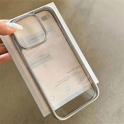 Luxury Electroplated Solid Color Smartphone Case - iPhone 15 Plus (YS - P0000)
