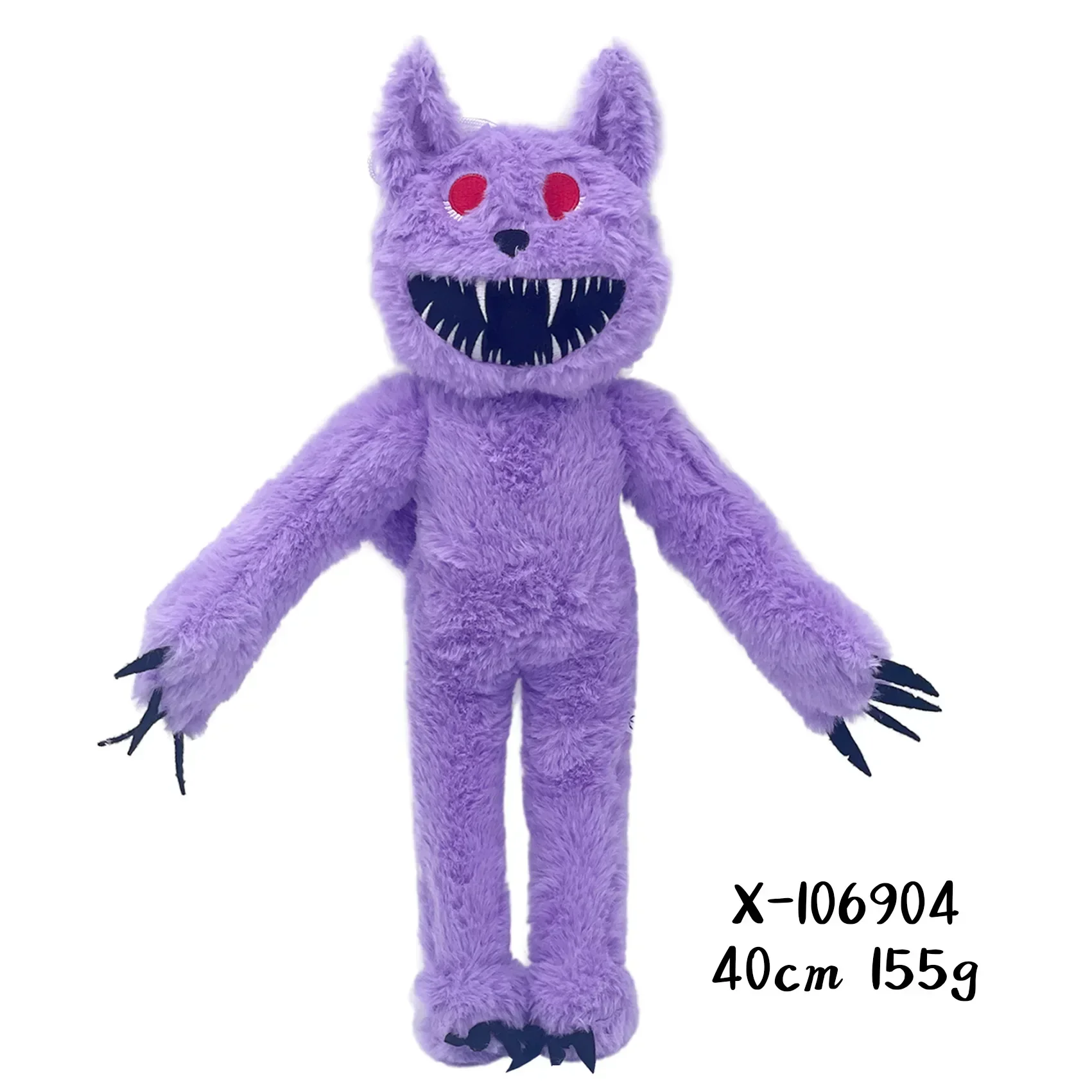 Catnap 플러시 Zoonaly 플러시 스마일 크리터 플러시 장난감, Catnap Bearhug 플러시 장식, 귀여운 부드러운 봉제 장난감, 어린이를 위한 25cm
