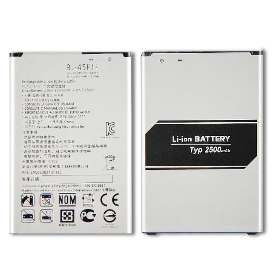 

BL-45F1F Мобильный телефон Аккумулятор для LG K8, K4, K3, M160, для LG Aristo MS210, X230K M160 X240K, LV3 (2017 версия) BL45F1F 2410 мАч