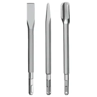 Jeu de ciseaux 380/400mm, tige SDS Plus, marteau électrique, foret, rainure de pointe, ciseaux plats, outil de rainurage de maçonnerie pour brique de béton 4